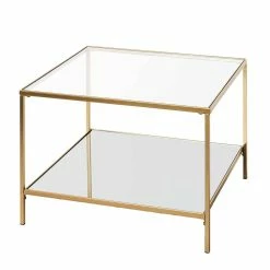 Quadratischer Beistelltisch Aus Klarglas - Clair