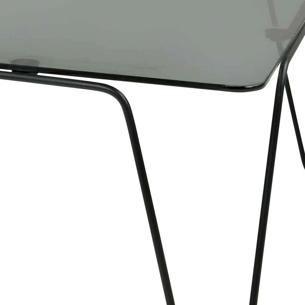 Rauchglas Wohnzimmertisch Mit Stahlgestell - Carisma 6 Rauchglas Wohnzimmertisch Mit Stahlgestell - Carisma – Bild 6