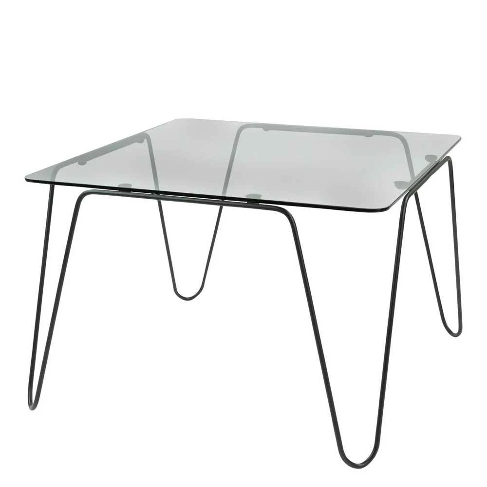 Rauchglas Wohnzimmertisch Mit Stahlgestell - Carisma 1 Rauchglas Wohnzimmertisch Mit Stahlgestell - Carisma