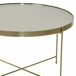 Runder Couchtisch Mit Spiegelglas Platte - Justina 9 Runder Couchtisch Mit Spiegelglas Platte - Justina -Bouquet-shop runder couchtisch mit spiegelglas platte stahlgestell in gold justina 03