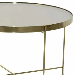 Runder Couchtisch Mit Spiegelglas Platte - Justina 11 Runder Couchtisch Mit Spiegelglas Platte - Justina -Bouquet-shop runder couchtisch mit spiegelglas platte stahlgestell in gold justina 05