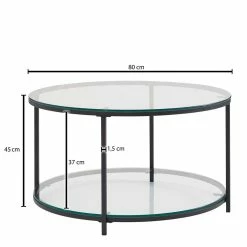 Runder Glas Couchtisch Mit Zwei Platten - Orango 9 Runder Glas Couchtisch Mit Zwei Platten - Orango -Bouquet-shop runder glas couchtisch mit zwei platten schwarzem stahlgestell orango 04