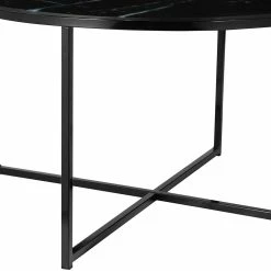 Runder Wohnzimmer Glastisch In Marmor Schwarz - Adiana 8 Runder Wohnzimmer Glastisch In Marmor Schwarz - Adiana -Bouquet-shop runder wohnzimmer glastisch in marmor schwarz mit buegelgestell adiana 03