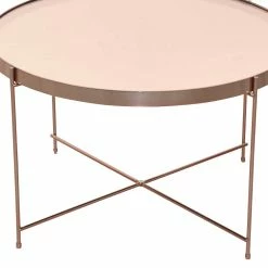 Runder Wohnzimmertisch In Rosegold - Linall 9 Runder Wohnzimmertisch In Rosegold - Linall -Bouquet-shop runder wohnzimmertisch in rosegold aus spiegelglas stahl linall 03