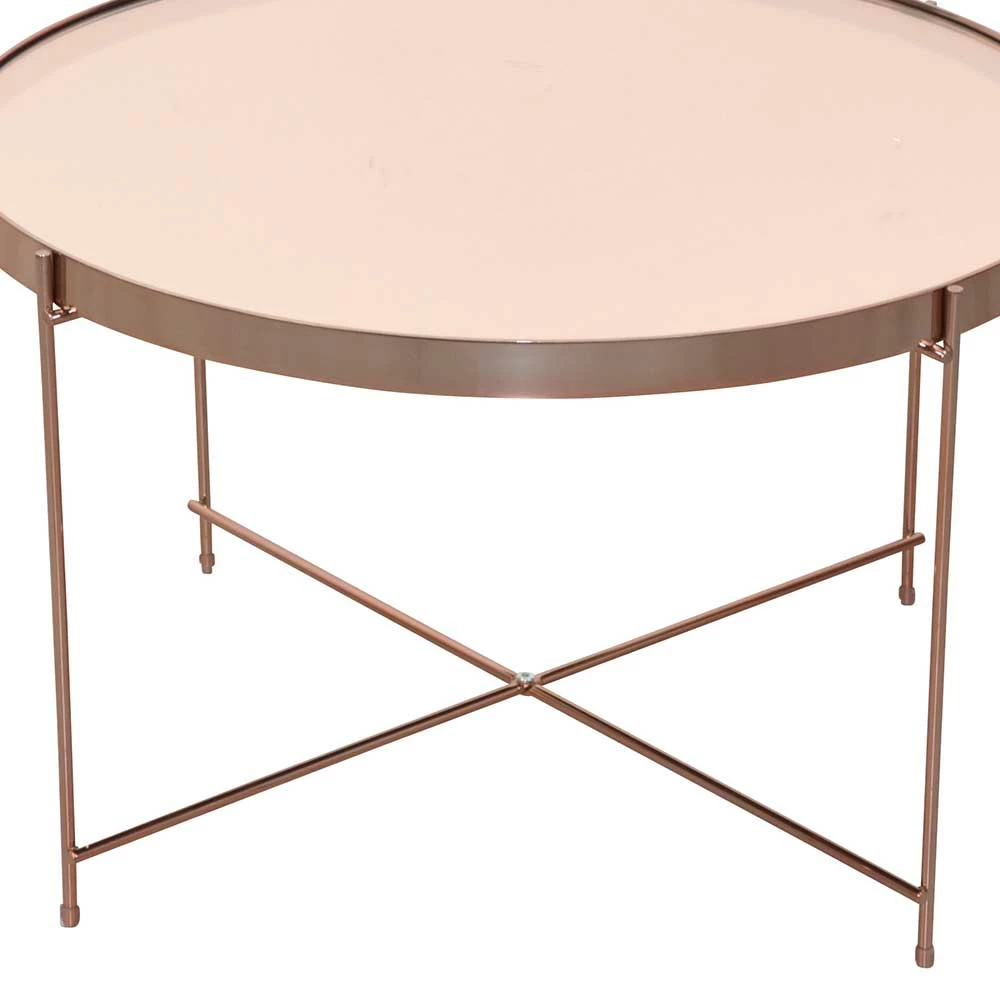 Runder Wohnzimmertisch In Rosegold - Linall 4 Runder Wohnzimmertisch In Rosegold - Linall – Bild 4