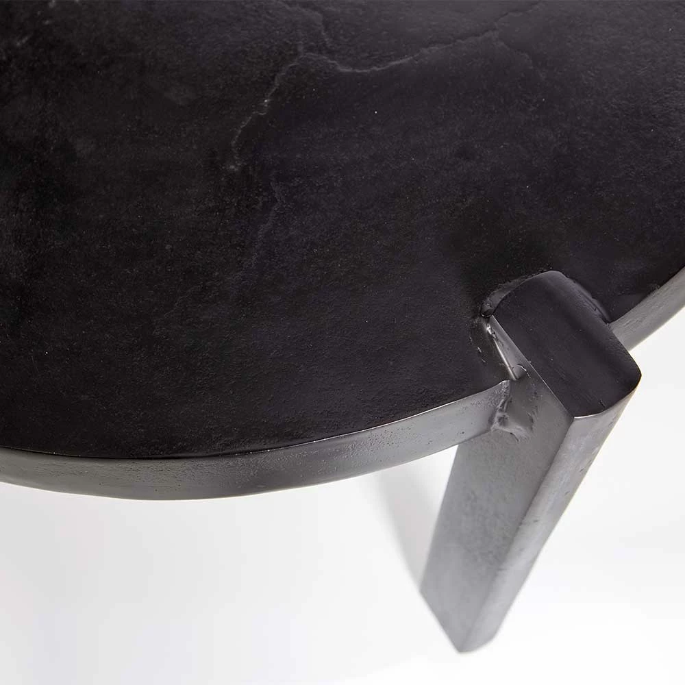 Rundes Industrial Couchtisch Set - Sobotta (zweiteilig) – Bild 5