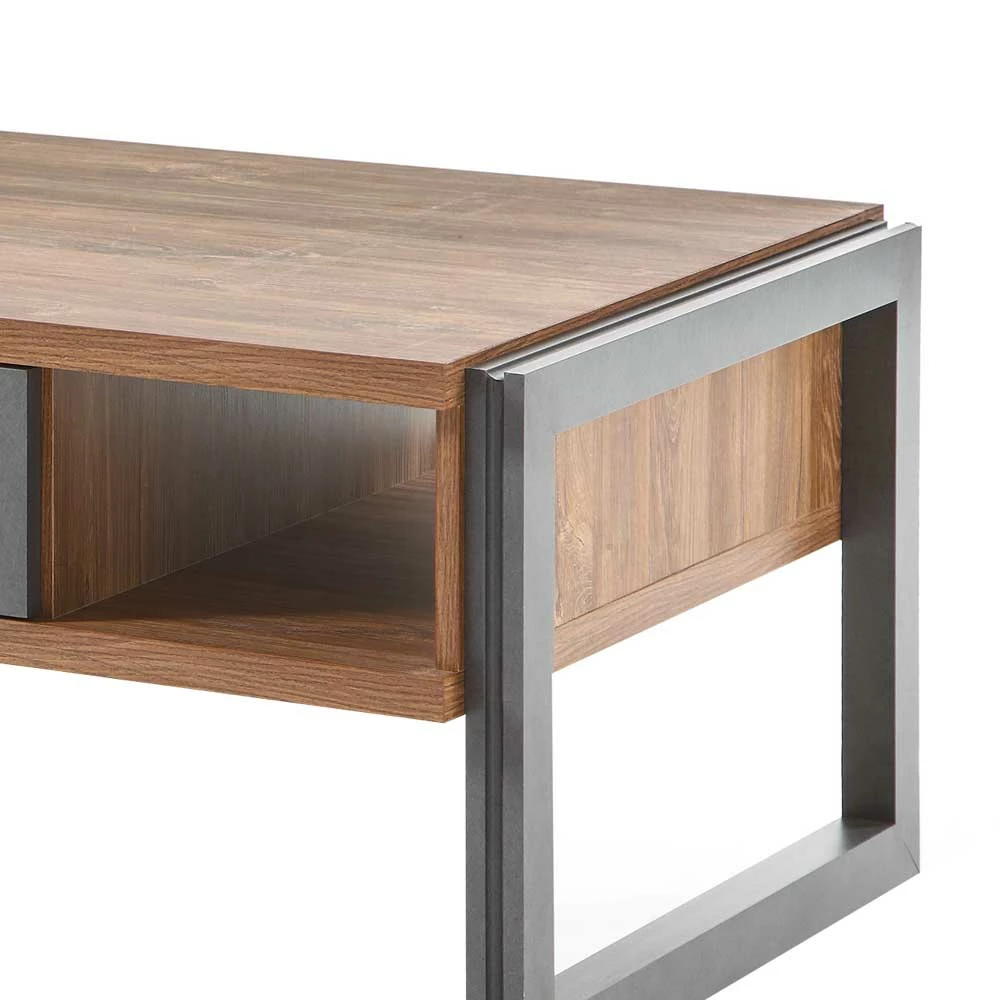 Sofatisch Rompira In Eiche Dunkel Schiefer Grau 3 Sofatisch Rompira In Eiche Dunkel Schiefer Grau – Bild 3