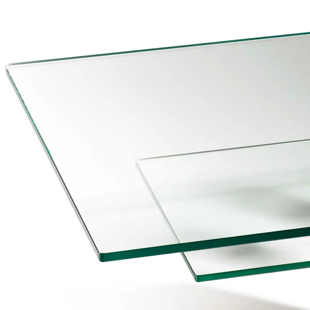 Sofatisch Mit Glasplatte & Ablage - Moore 6 Sofatisch Mit Glasplatte & Ablage - Moore – Bild 6