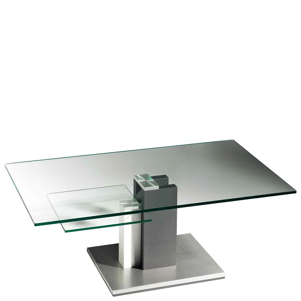 Sofatisch Mit Glasplatte & Ablage - Moore 1 Sofatisch Mit Glasplatte & Ablage - Moore