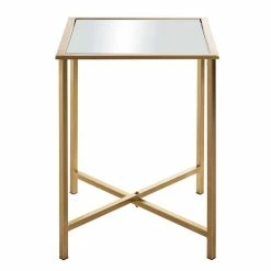 Spiegelglas Couchtisch Mit Metallgestell - Remona 10 Spiegelglas Couchtisch Mit Metallgestell - Remona -Bouquet-shop spiegelglas couchtisch mit metallgestell in goldfarben remona 04