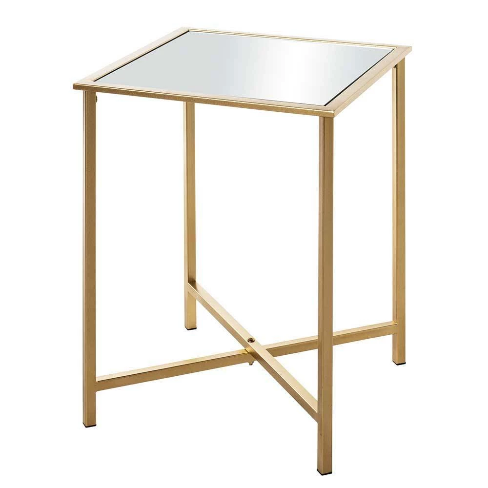 Spiegelglas Couchtisch Mit Metallgestell - Remona 1 Spiegelglas Couchtisch Mit Metallgestell - Remona