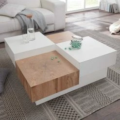 Alternative view of Stauraum Couchtisch Mit Sockelgestell - Tizianov