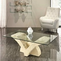 Stein Couchtisch Reading Im Mediterranen Design