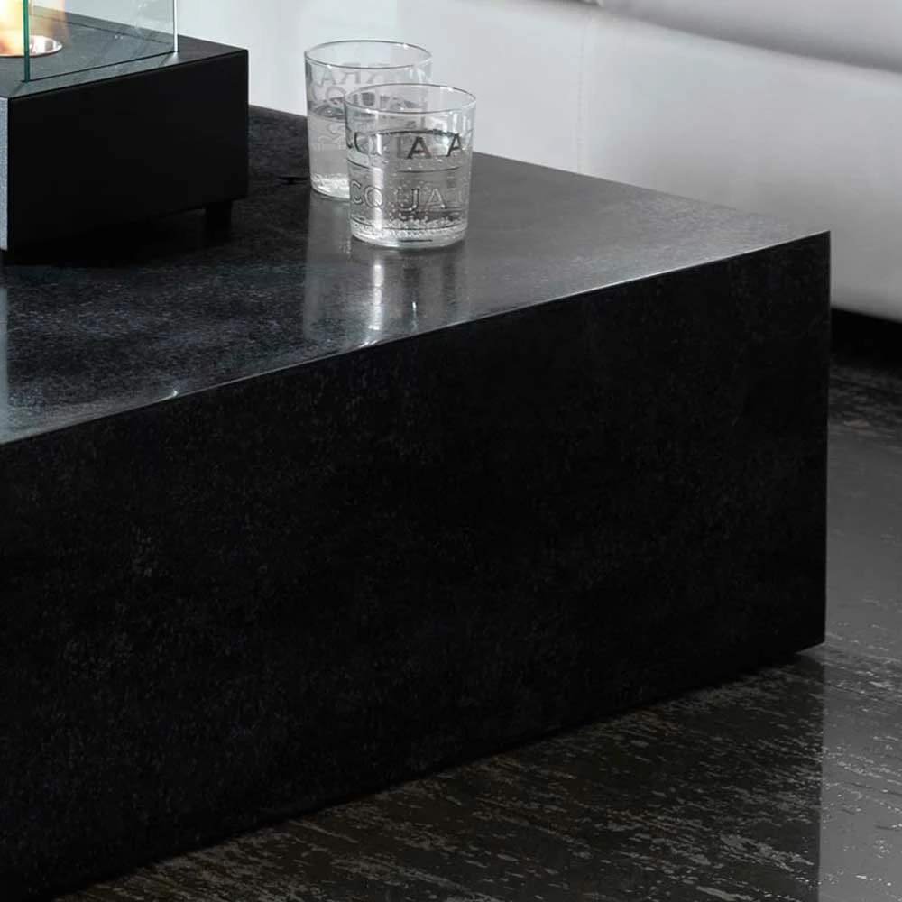 Stein Couchtisch Luvega In Schwarz 2 Stein Couchtisch Luvega In Schwarz – Bild 2