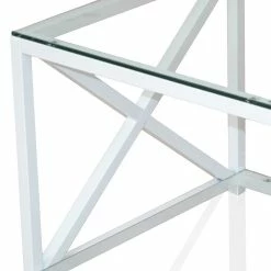 Weißer Metall Designtisch Vizz Mit Zwei Glasplatten 5 Weißer Metall Designtisch Vizz Mit Zwei Glasplatten -Bouquet-shop weisser metall designtisch mit zwei glasplatten vizz 02
