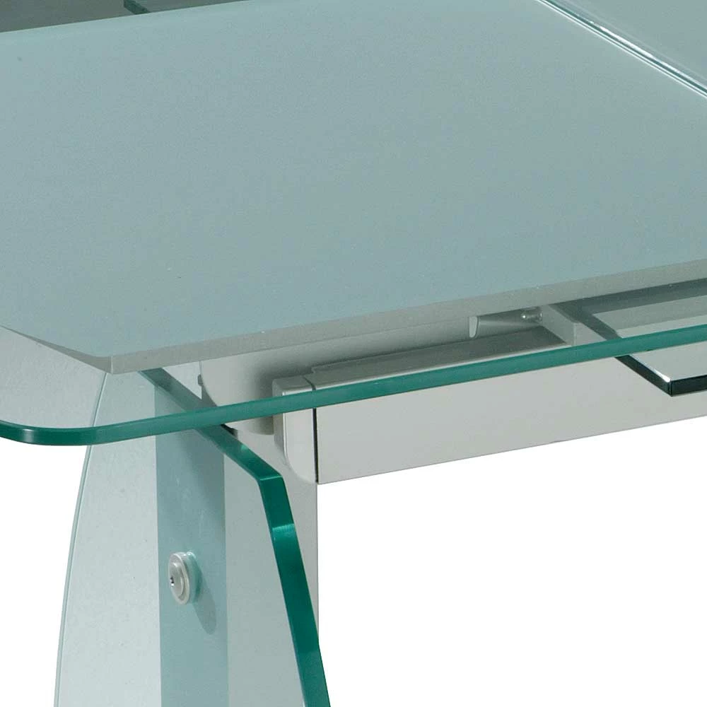 Wohnzimmer Funktionstisch Aus Glas Mit Auszug - Zogaria 4 Wohnzimmer Funktionstisch Aus Glas Mit Auszug - Zogaria – Bild 4