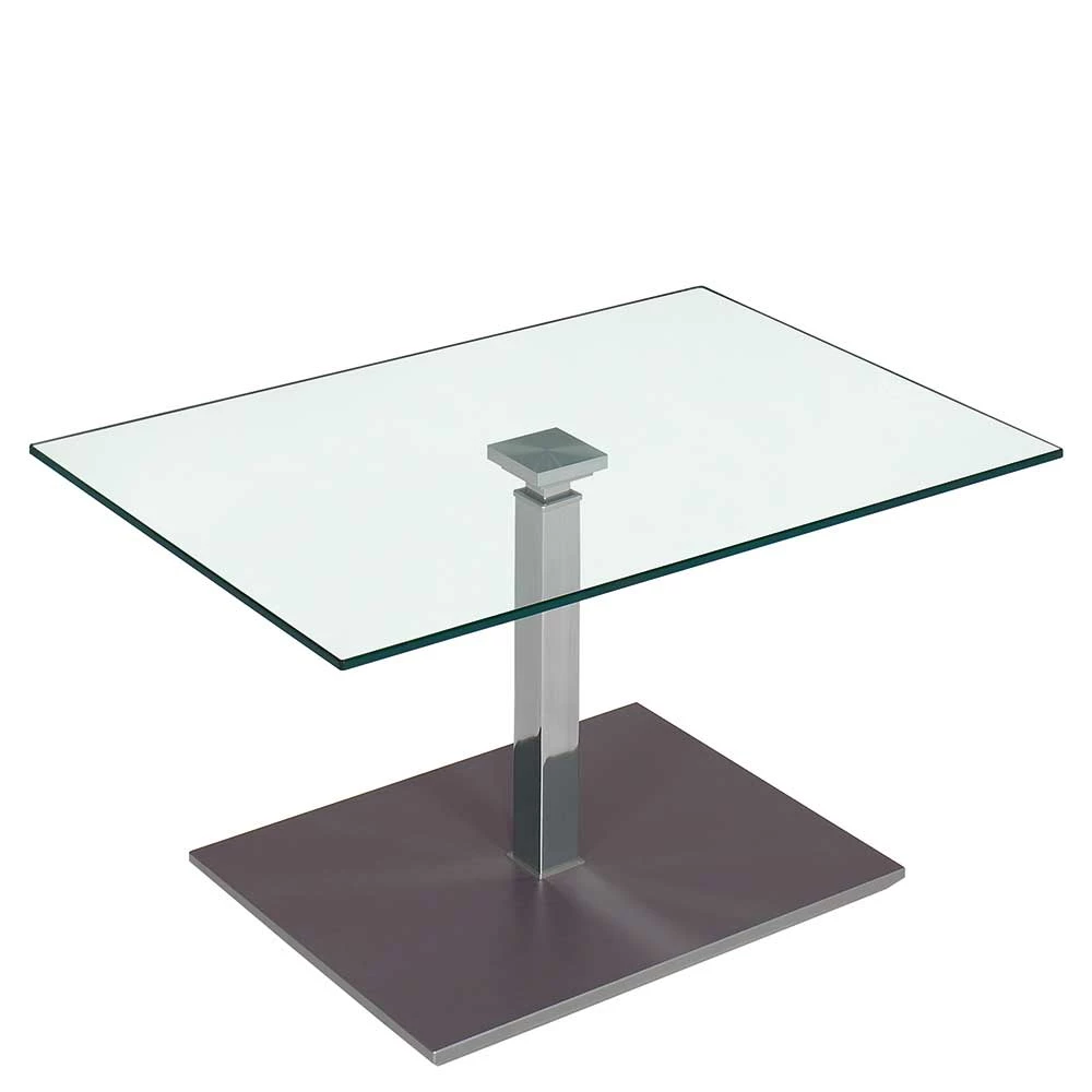 Wohnzimmer Glastisch Durch Körperdruck Verstellbar - Boro 2 Wohnzimmer Glastisch Durch Körperdruck Verstellbar - Boro – Bild 2