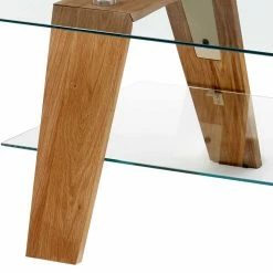 Wohnzimmer Glastisch Mit Ablage & Holzbeinen - Jannik 9 Wohnzimmer Glastisch Mit Ablage & Holzbeinen - Jannik -Bouquet-shop wohnzimmer glastisch mit ablage holzbeinen aus asteiche 100x40x65 jannik 04
