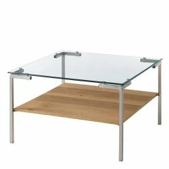 Wohnzimmer Glastisch Mit Vierfußgestell - Habic