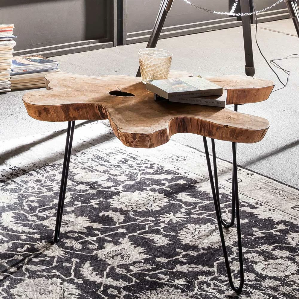 Wohnzimmer Sofatisch Mit Organischer Form - Teako 2 Wohnzimmer Sofatisch Mit Organischer Form - Teako – Bild 2