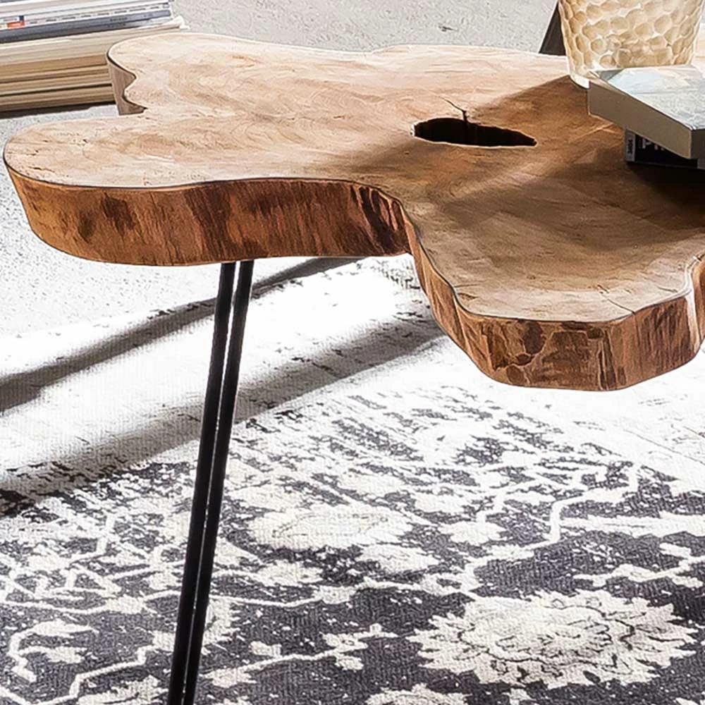 Wohnzimmer Sofatisch Mit Organischer Form - Teako 3 Wohnzimmer Sofatisch Mit Organischer Form - Teako – Bild 3