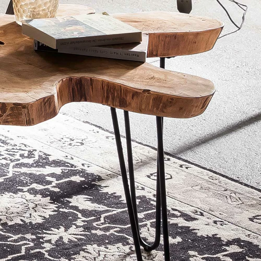 Wohnzimmer Sofatisch Mit Organischer Form - Teako 4 Wohnzimmer Sofatisch Mit Organischer Form - Teako – Bild 4