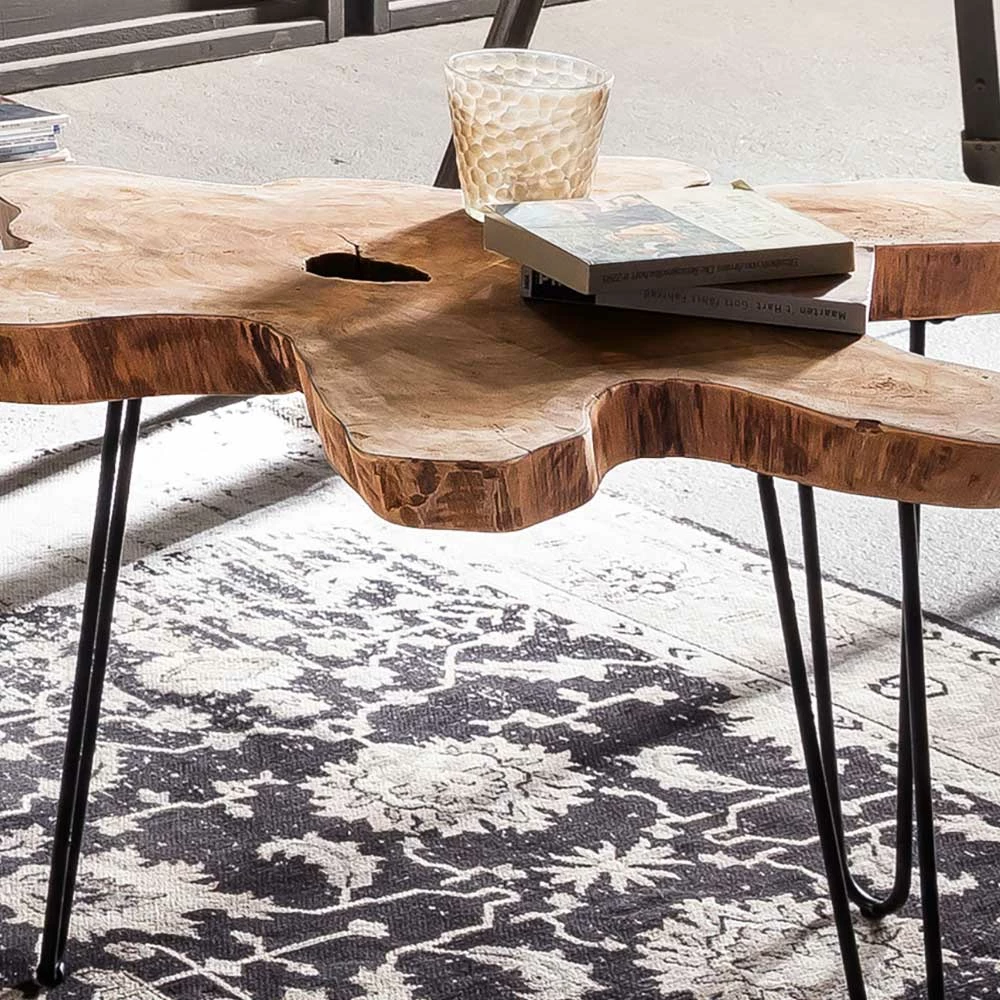 Wohnzimmer Sofatisch Mit Organischer Form - Teako 5 Wohnzimmer Sofatisch Mit Organischer Form - Teako – Bild 5