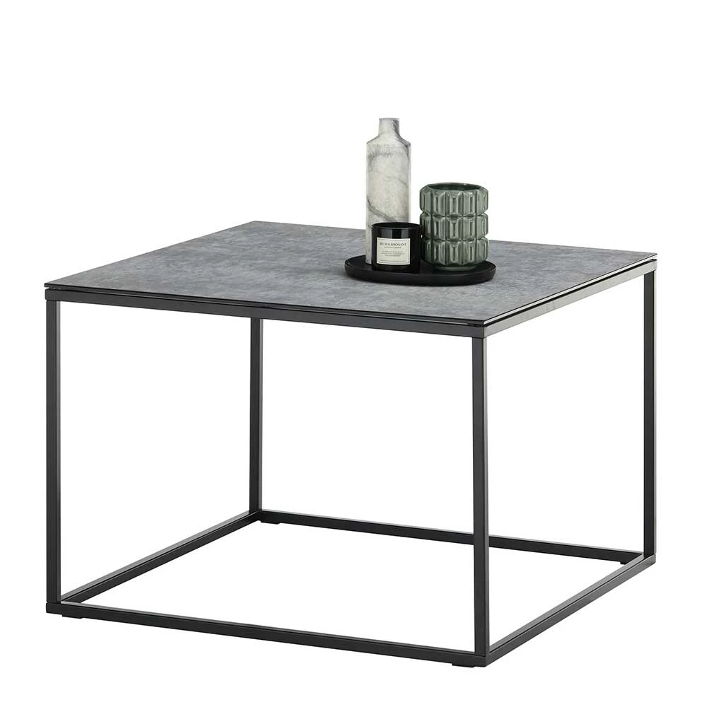 Wohnzimmertisch Mit Glasplatte In Grau - Cutrany 5 Wohnzimmertisch Mit Glasplatte In Grau - Cutrany – Bild 5