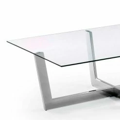 Wohnzimmertisch Mit Platte Aus Glas - Cinandra -Bouquet-shop wohnzimmertisch mit platte aus glas chrom gestell 120x70 cm cinandra 04