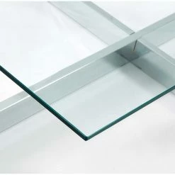 Wohnzimmertisch Mit Platte Aus Glas - Cinandra -Bouquet-shop wohnzimmertisch mit platte aus glas chrom gestell 120x70 cm cinandra 05