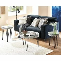 Wohnzimmertische Aus Spiegelglas - Clair (dreiteilig)