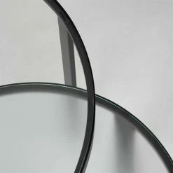 Zweisatz Glastisch Fürs Wohnzimmer - Cavio (zweiteilig) -Bouquet-shop zweisatz glastisch fuers wohnzimmer mit runden tischplatten cavio 04